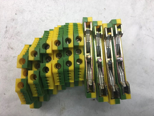 QTY 10PCS NEW MORSETTITALIA  EURO 4 E4 GROUNDING TERMINAL BLOCKS NNB 43400 E