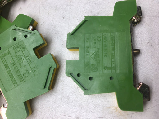 QTY 10PCS NEW MORSETTITALIA  EURO 4 E4 GROUNDING TERMINAL BLOCKS NNB 43400 E