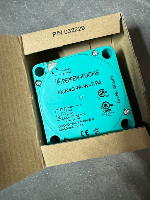 PEFU NCN40-FP-W-T-P4 NEW PEPPERL&FUCHS  PROX SWITCH PEFUNC NCN40