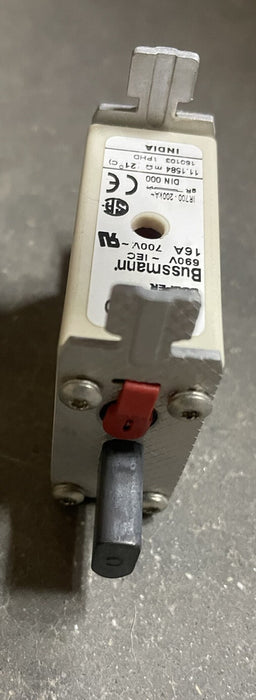 170M1559D NEW COPPER BUSSMAN 16A 690 VAC IEC DIN 000 FUSE
