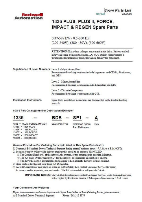 Allen Bradley 1336-PB-SP21B PRECHARGE PCB 1336PBSP21B