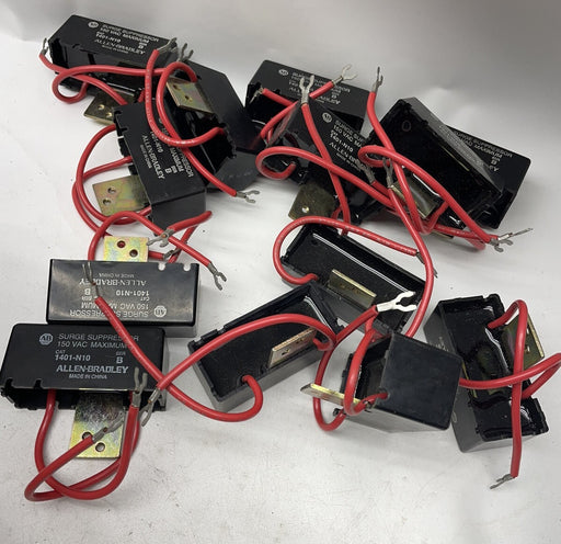 1 LOT OF 13 1401-N10 SURGE SUPPRESSORS FOR NEMA STARTER CONTACTORS ALLEN BRADLEY