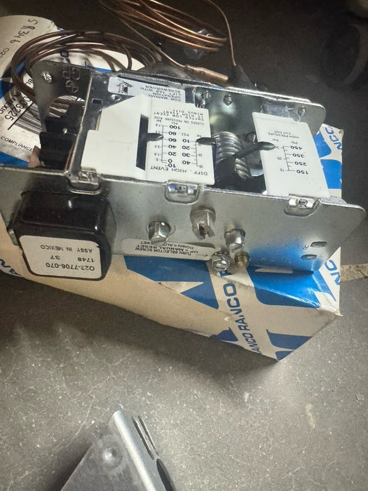 Ranco 022-7706 Dual Function Pressure Refrigeration Control O22-7706