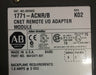 1771-ACNR /B Allen Bradley PLC 5 CNET Remote I/O Adapter 1771ACNR
