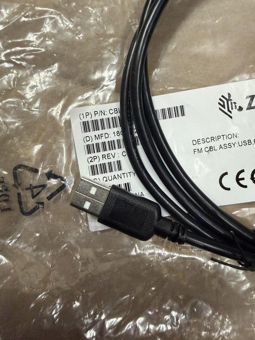 Zebra (Motorola) CBL-58926-04 USB Cable, Straight - 6 ft