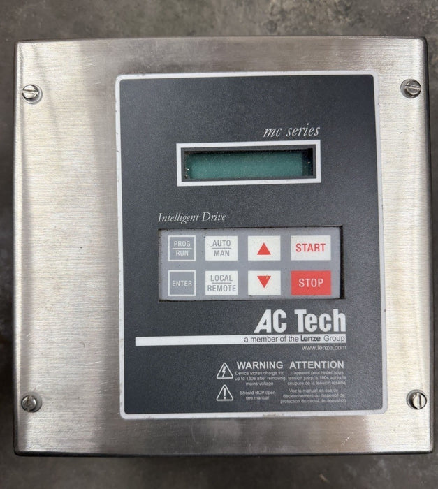 nNEW AC Tech MC Series M3110SE VFD 1HP NEMA 4X 120/240V In 3PH 230V Out