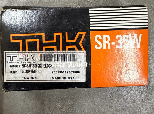 read descrip THK SR35W1SS (GK) Linear Bearing Block SR-35W SR 35W