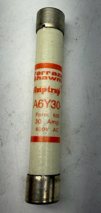 1 SET OF 3 FUSES GOULD SHAWMUT FUSE  A6Y30-1  30A 600V Type 1