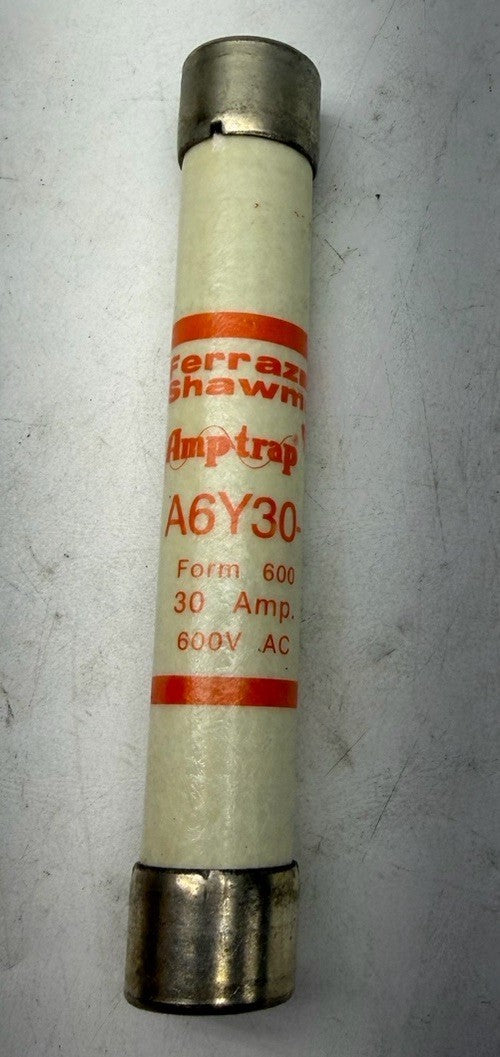1 SET OF 3 FUSES GOULD SHAWMUT FUSE  A6Y30-1  30A 600V Type 1