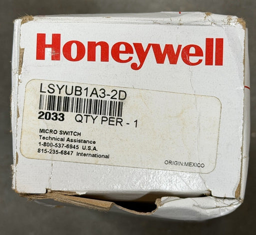 Honeywell LSYUB1A3-2D Micro Switch - NEW W/ ADJUSTABLE ROLLER LEVER ARM