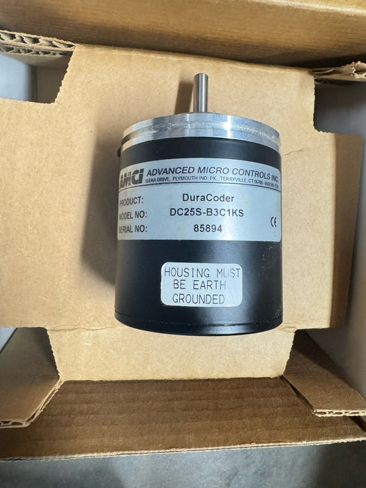 ADVANCED MICRO CONTROLS DC25S-B3C1KS / DC25SB3C1KS NEW DURACODER BY AMCI