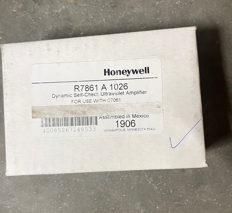 R7861A1026 Honeywell Dynamic self Check Ultraviolet Amplifier Brand New