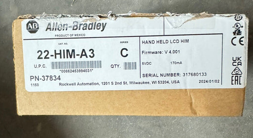NEW 2024 22-HIM-A3 HAND HELD LCD HIM POWERFLEX 4 VFD DRIVES NIB