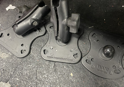 LOT OF THREE RMR-117 & B-117 RAM MOUNT 3 BASES AND 2 ARMS SEE PHOTOS