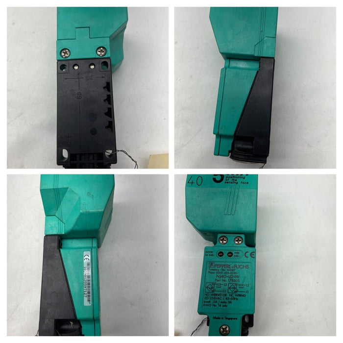 PEPPERL + FUCHS PEPPERL & FUCHS NJ40U2W NJ40+U2+W 5 WAY SENSING HEAD PROX SWITCH