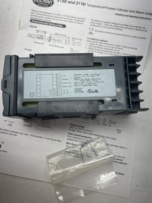 21161 NEW BARBER COLMAN 2116I/AL/VH/XXX/AX143 INVENSYS EUROTHERM TEMP CONTROL