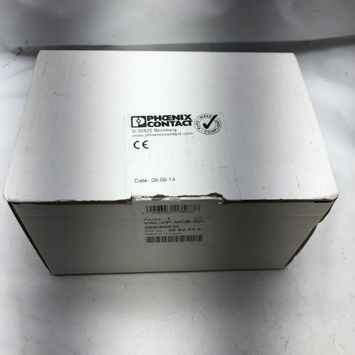 NEW VAL-CP-MCB-3C-350/40/FM PHOENIX CONTACT TYPE 2 SURGE ARRESTOR 2882776 NIB
