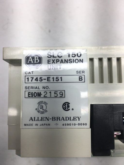 Allen Bradley 1745-E151 SLC150 Expansion Unit PLC 1745E151 AB Used
