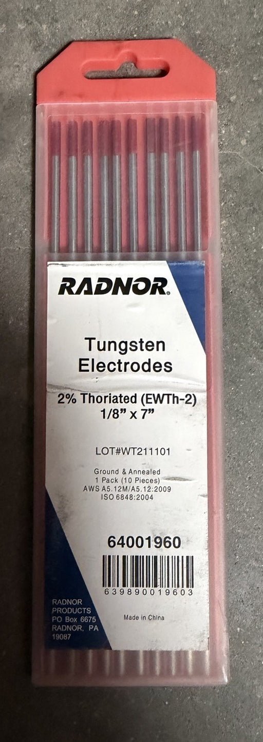 NEW RADNOR 64001960 TUNGSTEN ELECTRODE 1/8