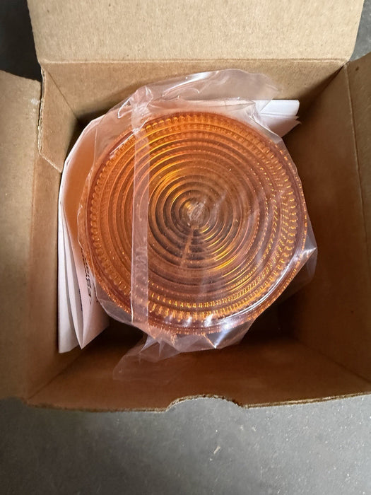 EDWARDS SIGNALING 105XBRMA120A Warning Light,LED,120VAC,Amber STEADY OR FLASH