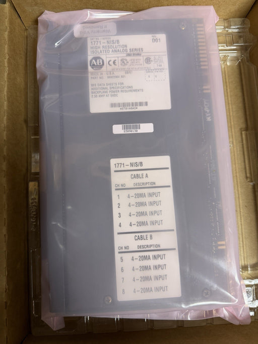1771-NIS/B AB PLC-5 8 Current Input High Resolution RECONDITIONED