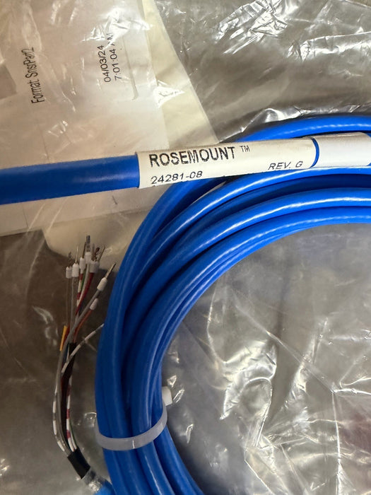 1PC NEW 24281-08  VP8 30FT VARIPOL CABLE ASSEMBLY ROSEMOUNT USA