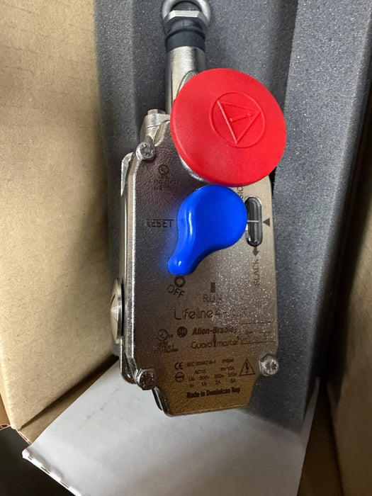 440E-L22BNST GUARDMASTER LIFELINE 4 STAINLES ROPE PULL SWITCH ALLEN BRADLEY 440E