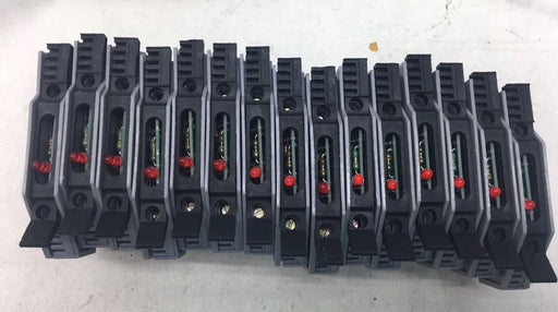 QTY 15 PCS NEW MORSETTITALIA  EURO S4LH TERMINAL BLOCK END BRACKET  DNF10 FUSE