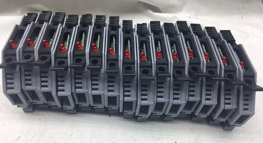 QTY 15 PCS NEW MORSETTITALIA  EURO S4LH TERMINAL BLOCK END BRACKET  DNF10 FUSE