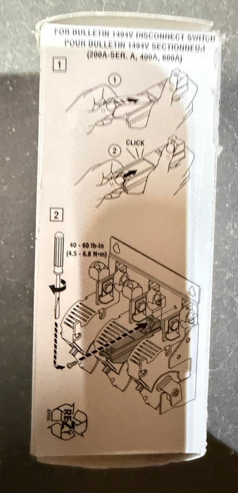 595-A NEW ALLEN-BRADLEY MOTOR STARTER AUXILIARY CONTACT AUX NO