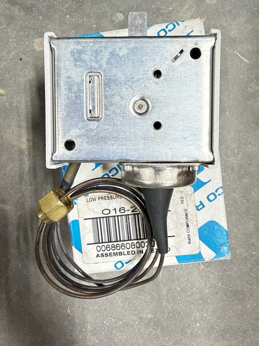 Ranco 016-261-070 LOW Pressure Refrig Control MANUAL RESET SPDT 10'WC - 100PSI