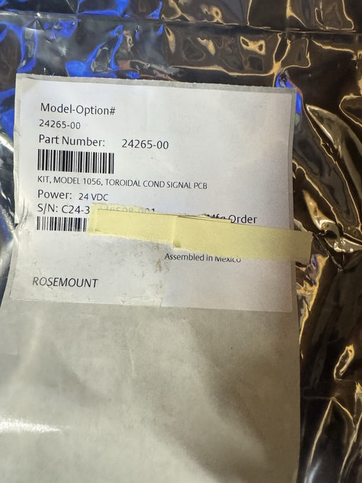 NEW SEALED EMERSON 24265-00 TOROIDAL CONDUCTIVITY SIGNAL BOARD 1056 24265
