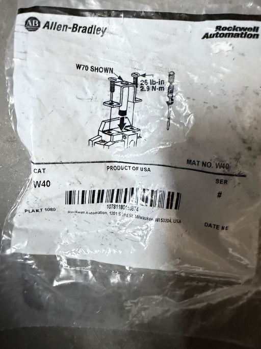 NEW ALLEN BRADLEY W40 OVERLOAD HEATERS BIMETALLIC HEATER NEMA MOTOR PROTECTION