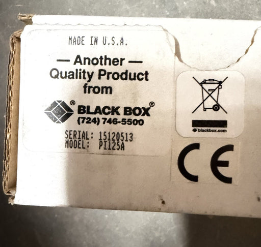 Black Box PI125A-R2 RS-232 to Parallel Converter DB25 to DB25, Interface-Powered