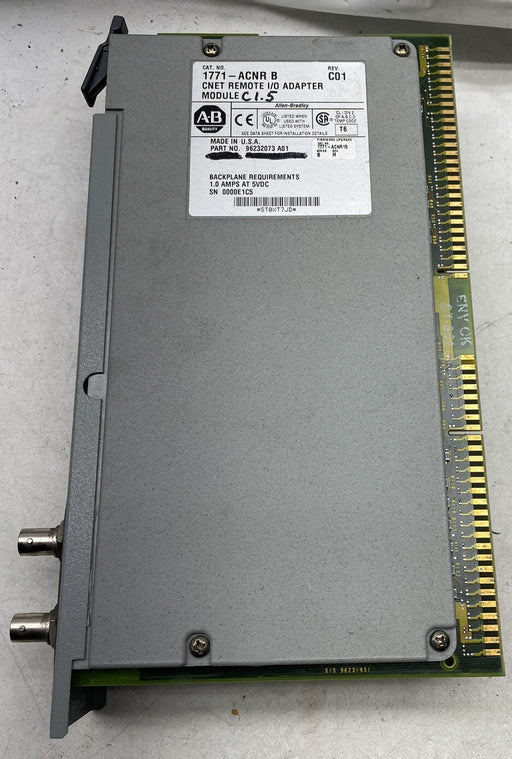 1771-ACNR /B Allen Bradley PLC 5 CNET Remote I/O Adapter 1771ACNR