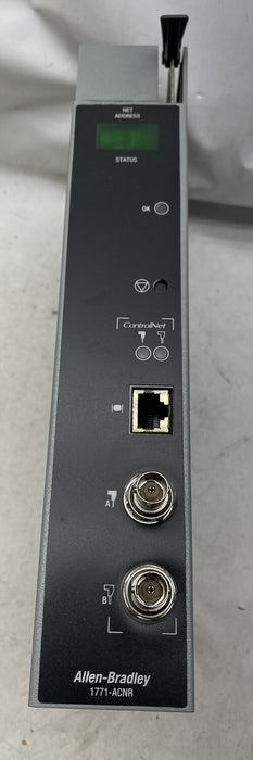 1771-ACNR /B Allen Bradley PLC 5 CNET Remote I/O Adapter 1771ACNR