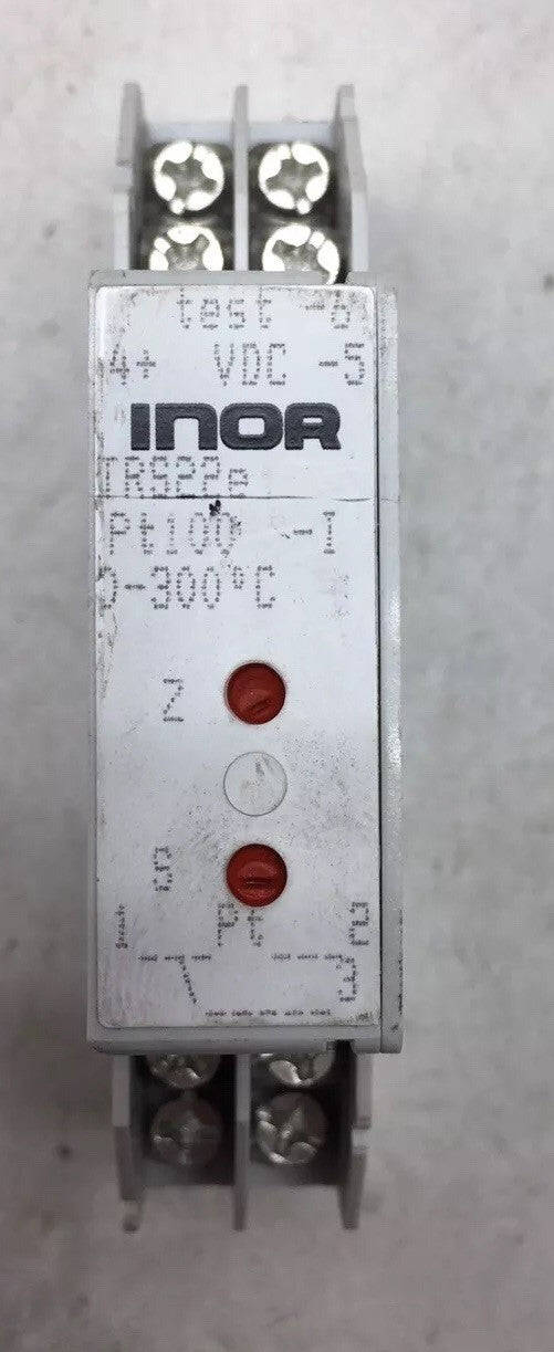 INOR INTELLIGENCE TRANSMITTER P/N: 70TRS00057 PT100 0-300 DEG TEMPERATURE TRS22E