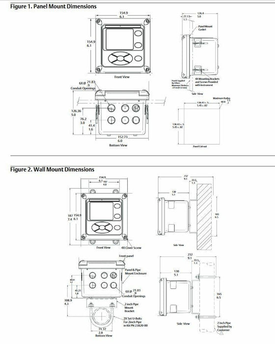 1056 NEW FACTORY SEALED 1056-03-22-38-HT EMERSON ROSEMOUNT PH ANALYZER  HART