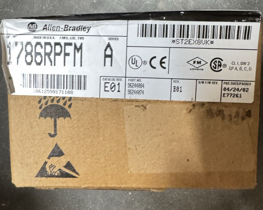 1786RPFM NEW SEALED 2002 ALLEN BRADLEY CONTROLNET FIBER MODULE 1786-RPFM/A
