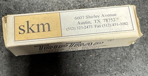 SKM TRIP TRAP INTERLOCK TRIP INDICATOR 110 VAC RESET WITH MAGNET NIB