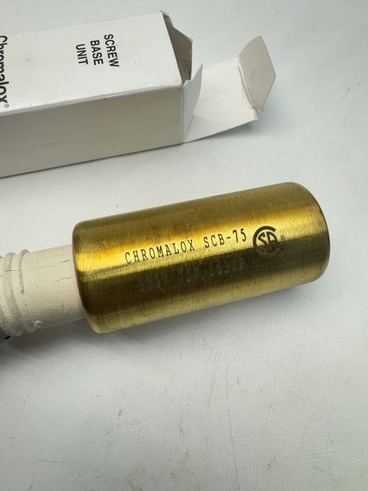 FREEZE PROTECTION CHROMALOX SCB-75 75 WATT 120VAC HEATER FOR LIGHT SOCKET