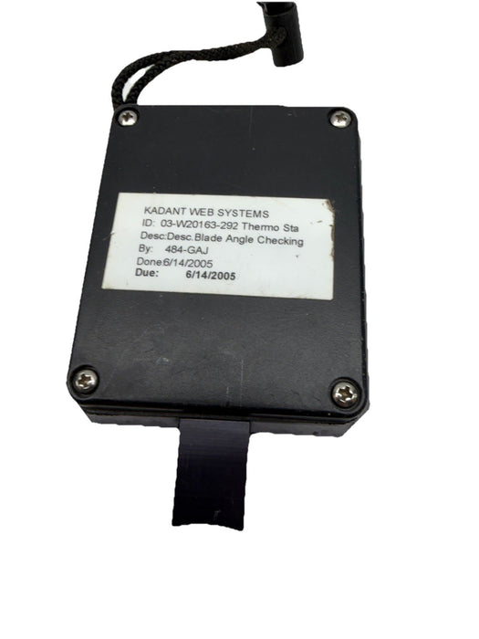 KADANT WEB SYSTEMS BLADE ANGLE CHECKING THERMOSTAR DOCTOR BLADE INCLINOMETER