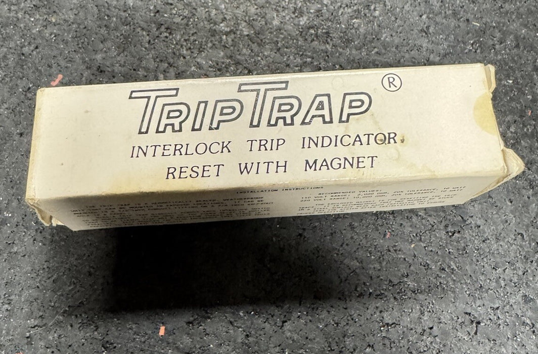 SKM TRIP TRAP INTERLOCK TRIP INDICATOR 110 VAC RESET WITH MAGNET NIB
