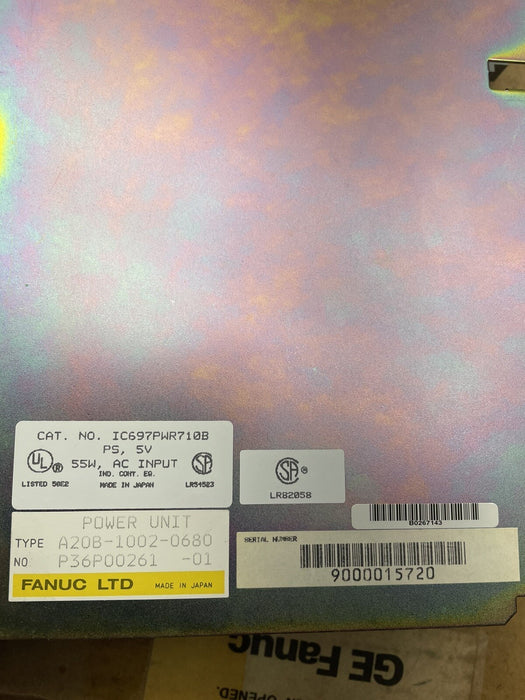 PWR710B GE FANUC IC697PWR710B POWER SUPPLY IC697 SERIES 90-70  115/230 VAC