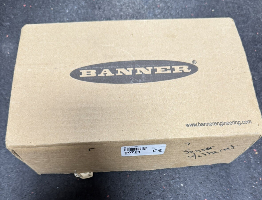 IVU2 iVuPlus Gen2 BANNER IVU2PRGR04 90721 BARCODE READER BCR Camera  3090721