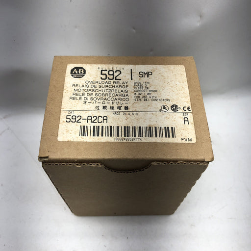NEW OLD STOCK 592-A2CA SMP OVERLOAD RELAY .32 TO 1 AMP CURRENT RANGE