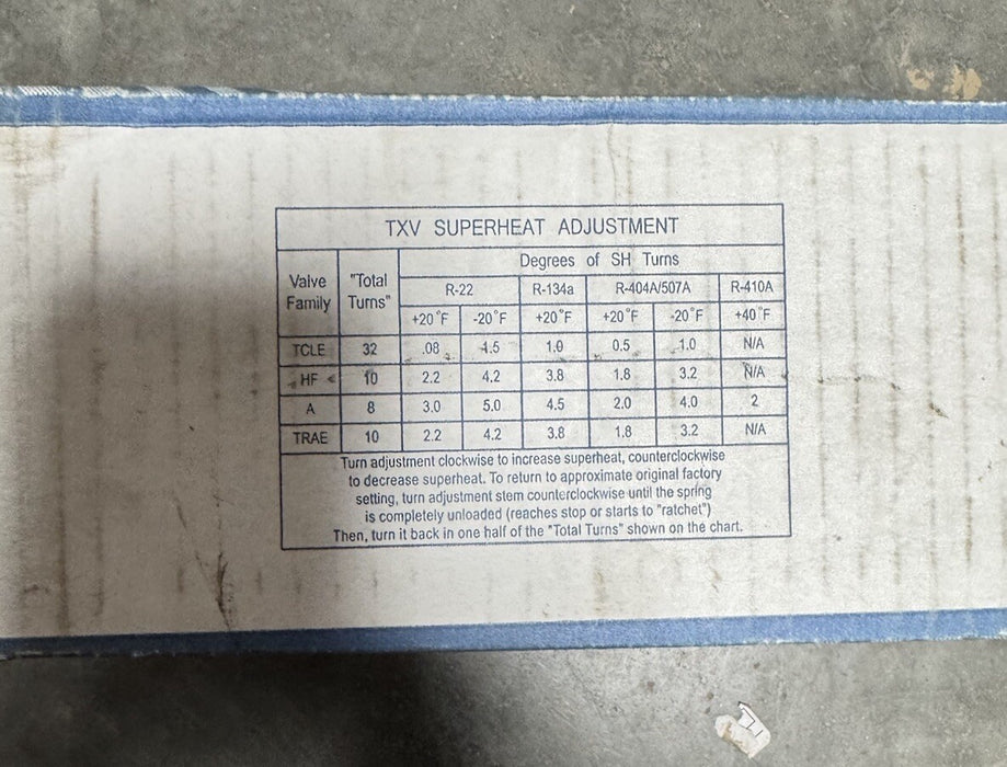 NEW EMERSON 062718 THERMAL EXPANSION VALVE