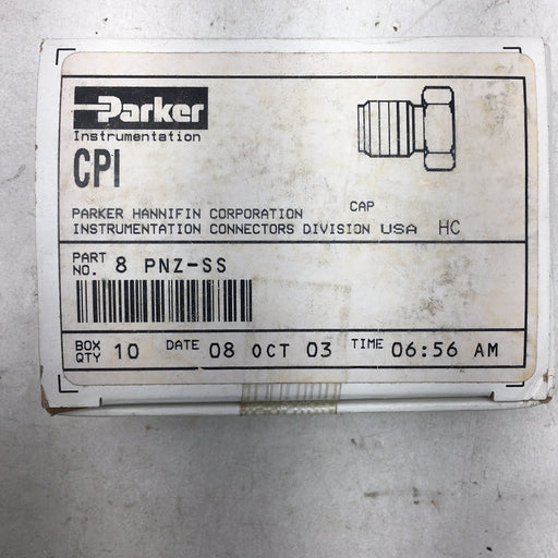 NEW BOX OF 10 PCS PARKER CPI 8 PNZ-SS 1/2