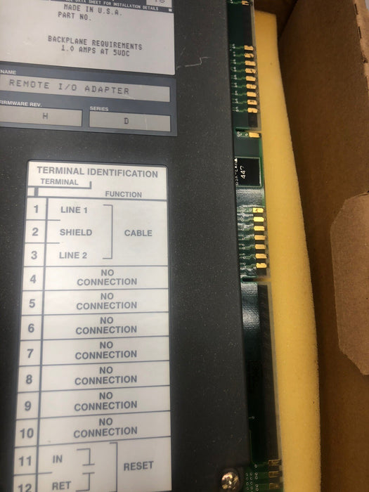 1771-ASB D ALLEN-BRADLEY REMOTE I/O ADAPTER MODULE RIO 1771ASB 1771-ASB/D