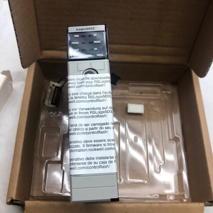 NEW 1756L55M14 A ALLEN BRADLEY LOGIX 5555 CONTROLOGIX PLC PROCESSOR UNIT